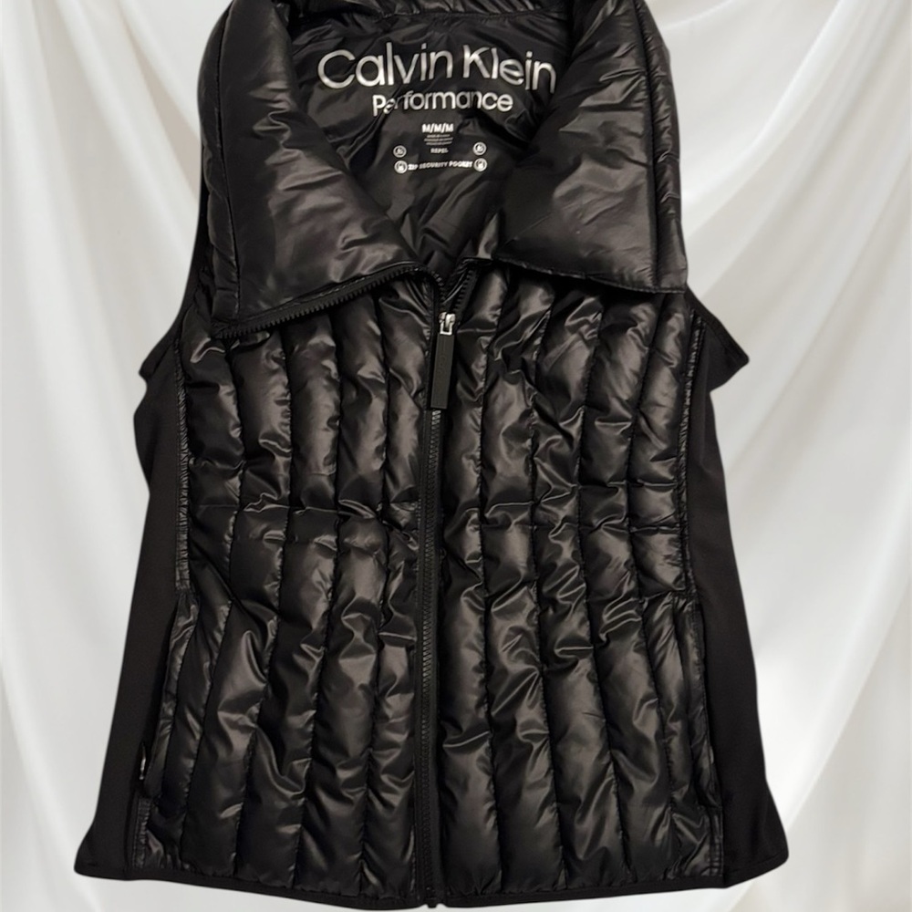 Calvin Klein Performance Women's Quilted Black Vest